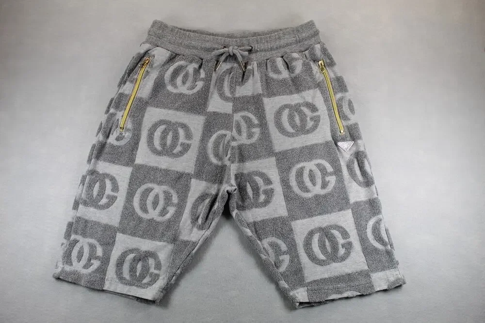 Rocksmith OG Patterned Drawstring Athletic Shorts Mens Medium